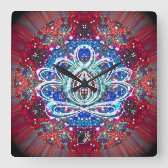 Splendorous Zen Lotus Clock (Front)