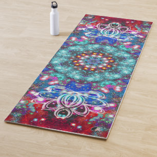 Splendorous Zen Lotus Star Kaleid Yoga Mat