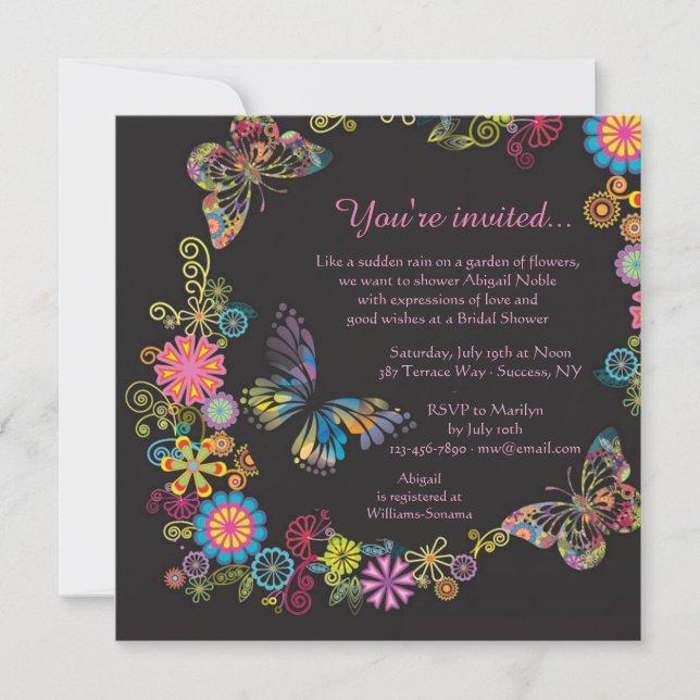 Splendour Invitation (Front)
