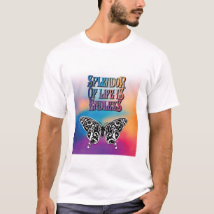 Splendour of Life with Butterfly T-Shirt