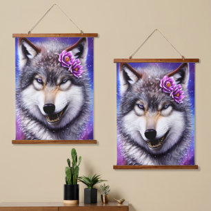 Splendour of the Wolf Hanging Tapestry
