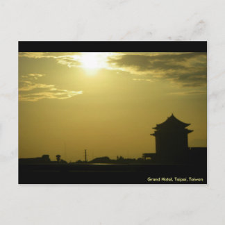 Splendour Sunset/Greetings from Taiwan Postcard