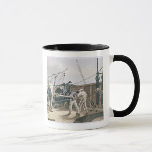 Splicing the cable after the first accident on boa mug