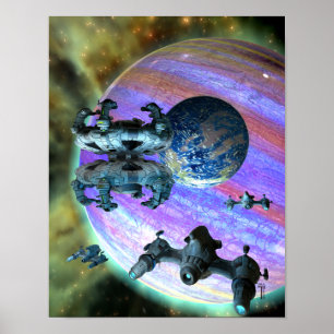 Splintering Permutations V 2.1 (11"x14") Art Print