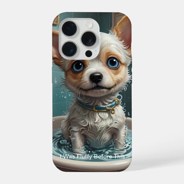 Splish Splash Cute Funny Posters with Quotes iPhone Case (Back)