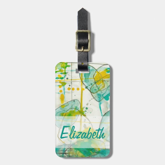 Splish Splash I Luggage Tag (Front Vertical)
