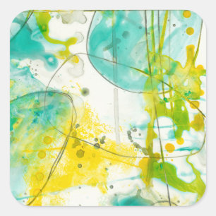 Splish Splash II Square Sticker