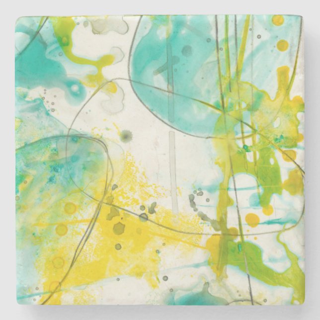 Splish Splash II Stone Coaster (Front)