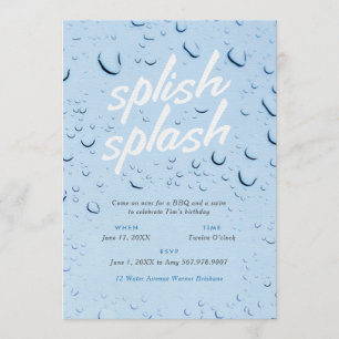 Splish Splash Invitation
