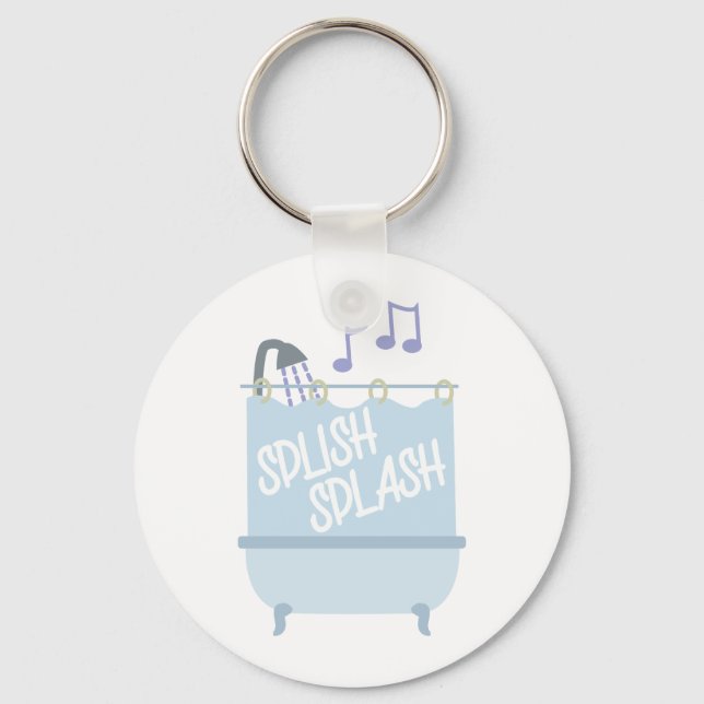 Splish Splash Key Ring (Front)
