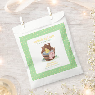 Splish Splash Laundry Tub Rubber Duck Baby Shower  Favour Bags