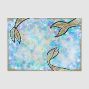 Splish Splash Mermaid Bash Pool Party Birthday Tissue Paper