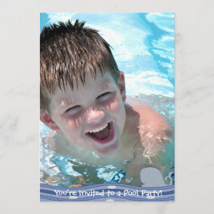Splish Splash Pool Party Invitation