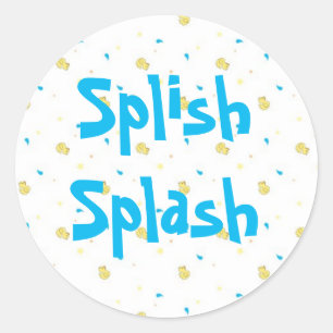 Splish Splash Sticker