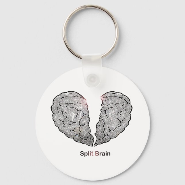 Split Brain Key Ring (Front)