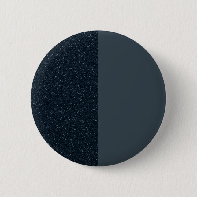 Split Charcoal Custom Button Pin (Front)