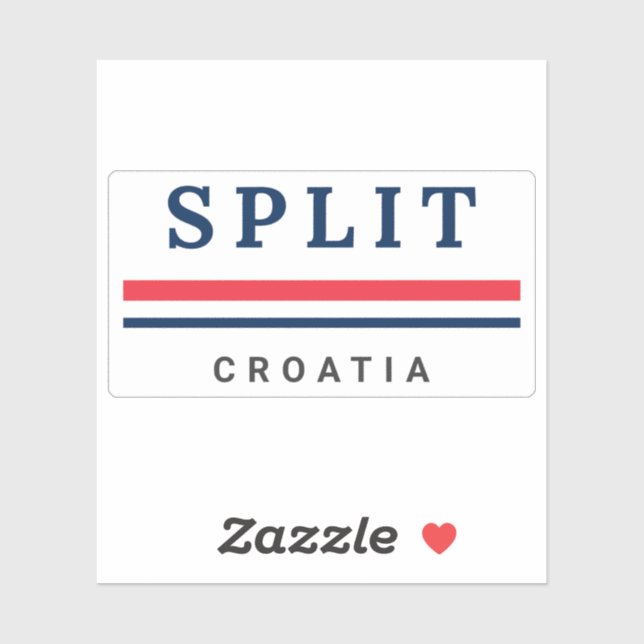 Split City Croatia (Sheet)