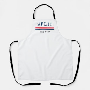 Split City Croatia Apron