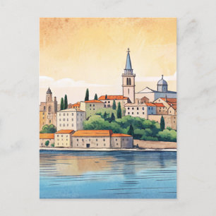 Split city Croatia  Postcard
