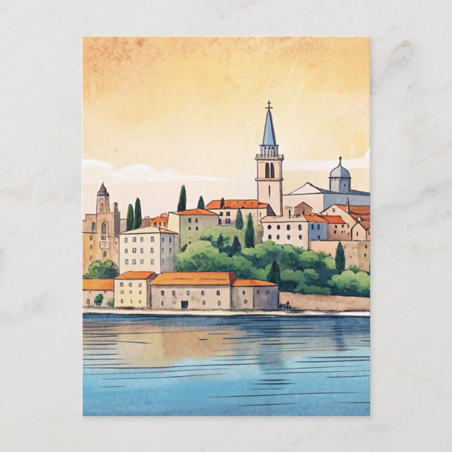 Split city Croatia  Postcard (Front)
