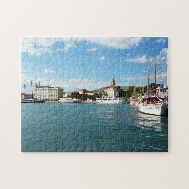 Split city port - Dalmatia, Croatia Jigsaw Puzzle (Horizontal)
