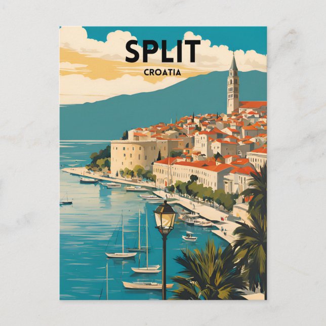 Split Croatia Postcard (Front)