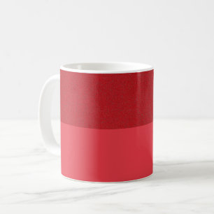 Split Design Mug in Bold Tomato Red – Customisable