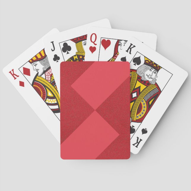 Split Diamond Tomato Red Cards – Customisable (Back)