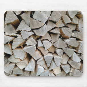 Split Firewood Mouse Mat