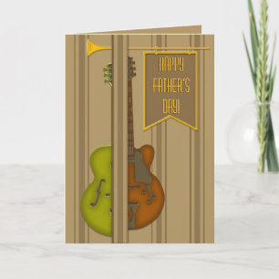 Split Guitar (Father’s Day Card) Card