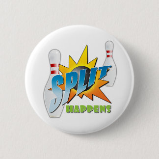 Split Happens Logo 6 Cm Round Badge