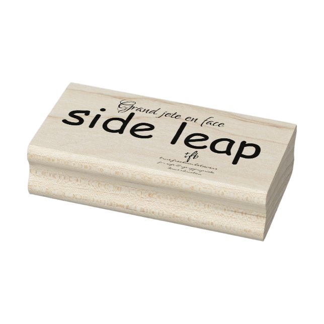 Split Leap Rubber Stamp (Stamp)