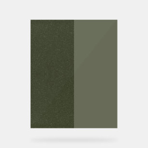 Split Moss Green Acrylic Sign – Customisable