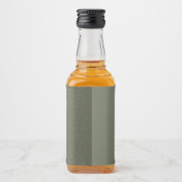 Split Moss Green Bottle Label – Customisable