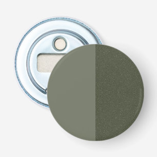 Split Moss Green Custom Button Bottle Opener