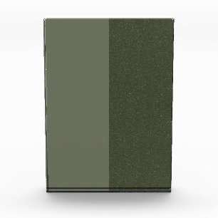 Split Moss Green Custom Photo Block