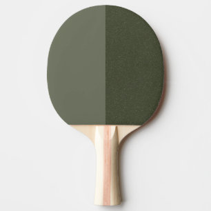 Split Moss Green Custom Ping Pong Paddle