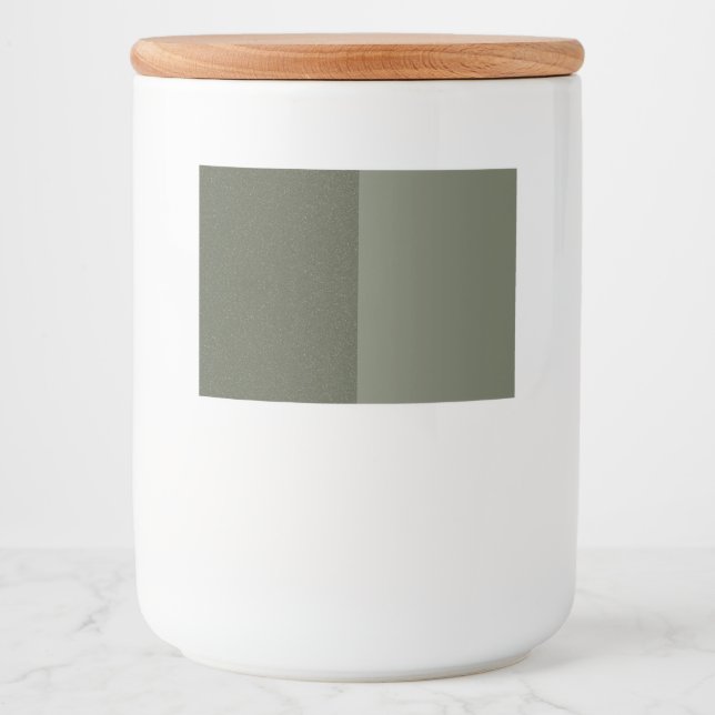Split Moss Green Food and Beverage Label Set (Front)