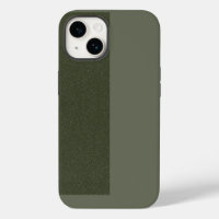 Split Moss Green iPhone 14 Case – Customisable