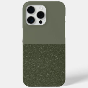 Split Moss Green iPhone 15 Pro Max Case (Custom)