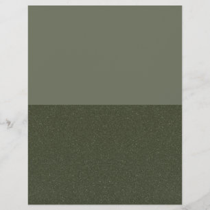 Split Moss Green Letterhead with Texture - Custom
