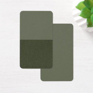 Split Moss Green Modern Profile Card – Customise