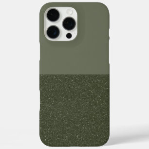 Split Moss Green Texture iPhone Case – Customise