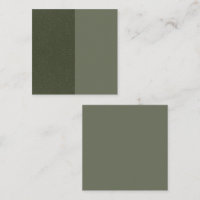 Split Moss Green Textured Custom Discount Card