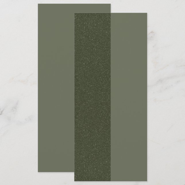 Split Moss Green Textured Flat Invite – Customise (Front/Back)