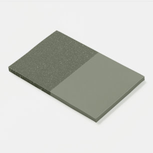 Split Moss Green Textured Sticky Post-It Notes