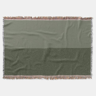Split Moss Green Woven Throw Blanket – Customise
