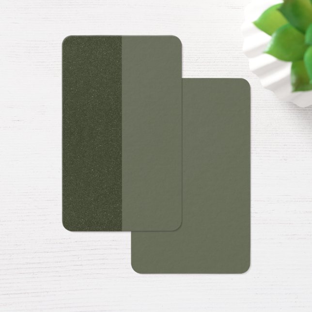 Split Moss Texture Business Card – Customisable (Desk)