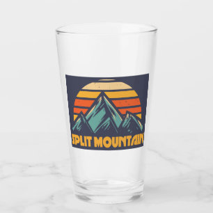 Split Mountain California Retro Turquoise Glass