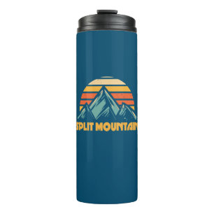 Split Mountain California Retro Turquoise Thermal Tumbler